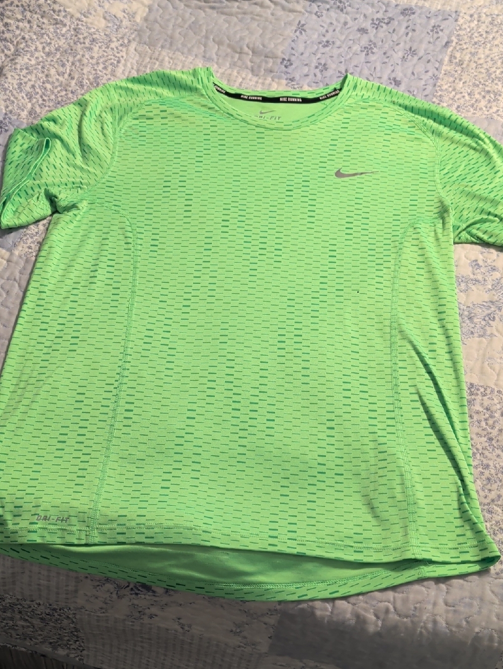 Nike Neon Green Short-Sleeve Performance Tee